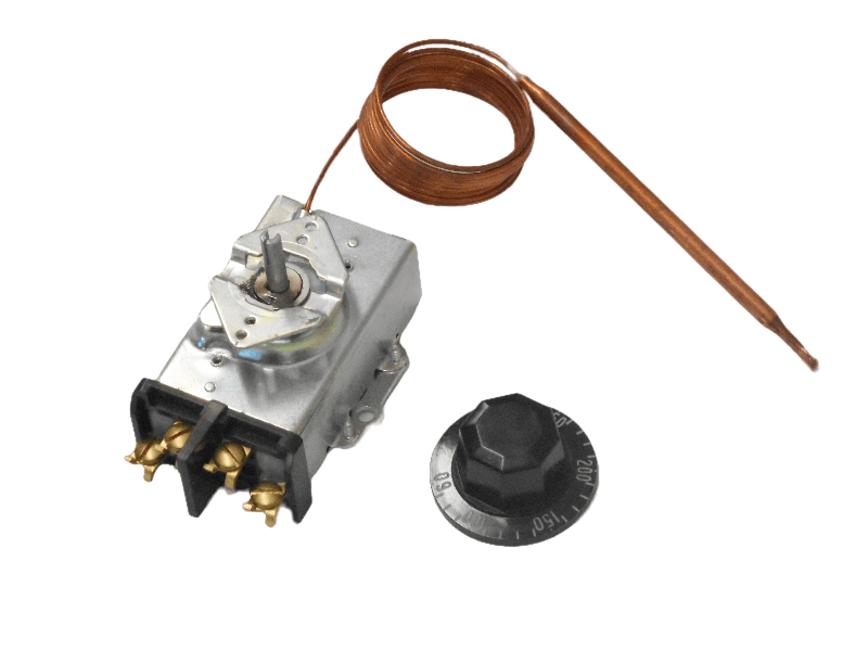 D1-2574-K: 60°-250°F DPST Heating Line Voltage Mechanical Thermostat, 120 to 480VAC