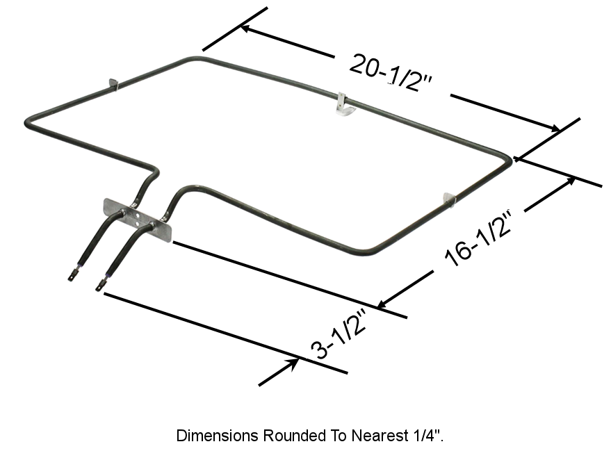 Model TC-10779716: Whirlpool: W10779716 Equivalent Range/Oven Bake Replacement Element, 3,600W @ 240V