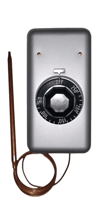 D1-2544-KE: 60°-250°F DPST Heating Line Voltage Mechanical Thermostat with General Purpose Enclosure, 120 to 480VAC