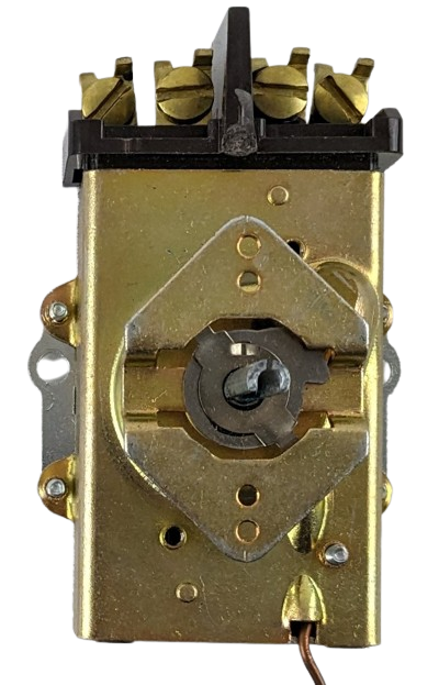 D1-1071-K: 0°-100°F DPST Heating Line Voltage Mechanical Thermostat, 120 to 480VAC