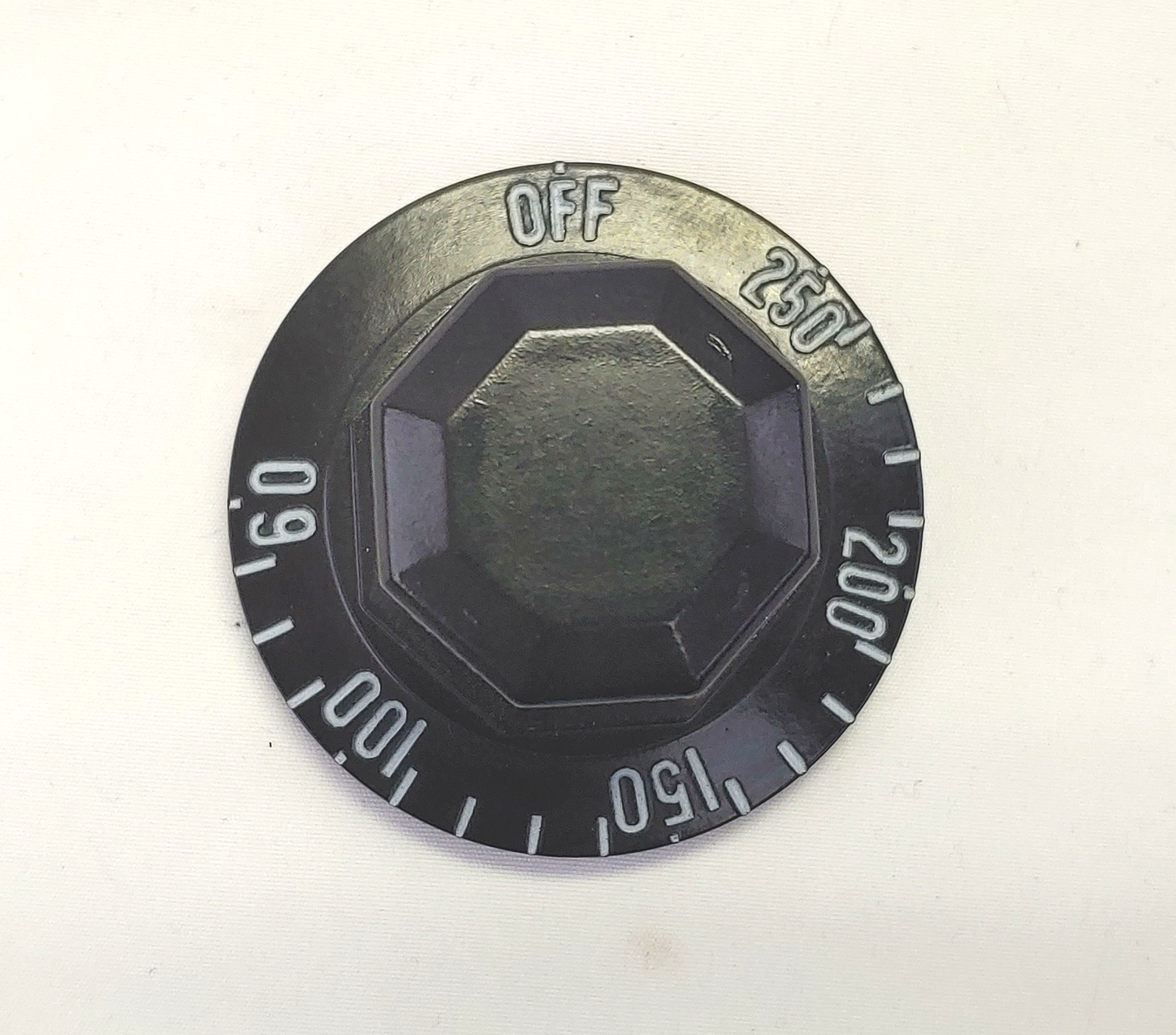 60°-250°F Black Replacement Dial For D1 Model Thermostats