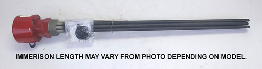 ES Models: Regulated Steel Sheath With Steel 2" NPT Screw Plug Immersion Elements