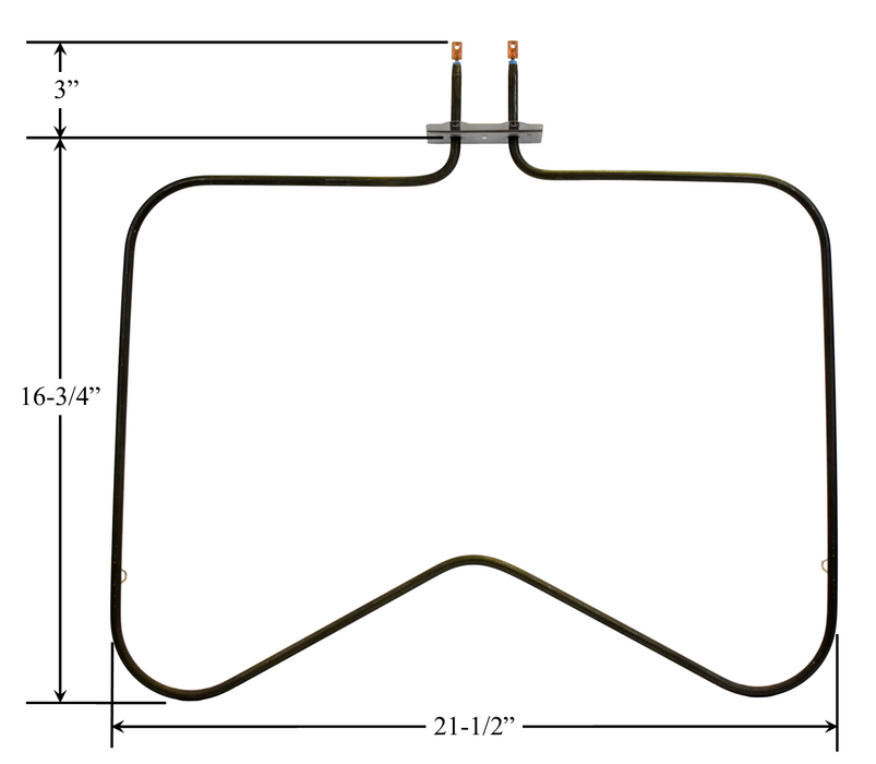 Model TC-595: Whirlpool / Magic Chef 1938328 Equivalent Range/Oven Bake Replacement Element, 2,250W @ 240V