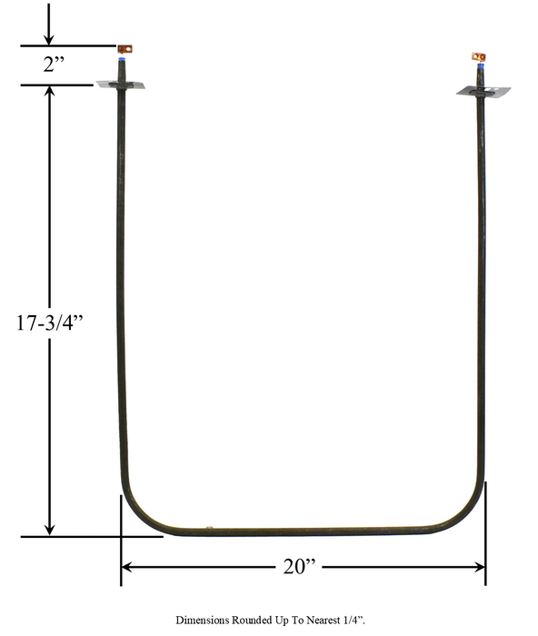 Model TC-655: Preway K-6338 / Kenmore 1408-K6338 Equivalent Range/Oven Bake Replacement Element, 1,800W @ 240V