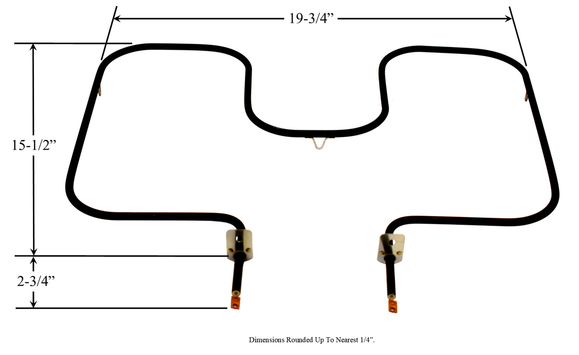 Model TC-662: Frigidaire / Tappan 221T011P01 Equivalent Range/Oven Bake Replacement Element, 3,200W @ 250V