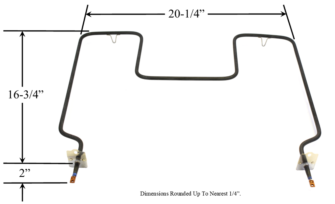Model TC-698: Hardwick Equivalent Range/Oven Bake Replacement Element, 3,000W @ 250V
