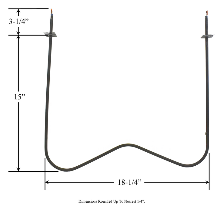 Model TC-780: Enterprise 150617 / 150621 Equivalent Range/Oven Bake Replacement Element, 2,500W @ 250V