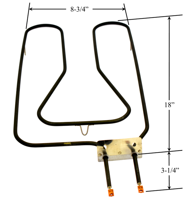 Model TC-814: Jenn-Air / Roper / Kenmore 109305 Range/Oven Broil Replacement Element,1,800W @ 240V