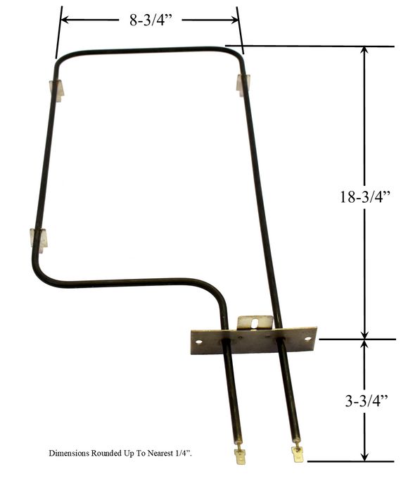 Model TC-818: Columbus C-186-04 / Whirlpool CH818 Range/Oven Bake Replacement Element,1,500W @ 240V
