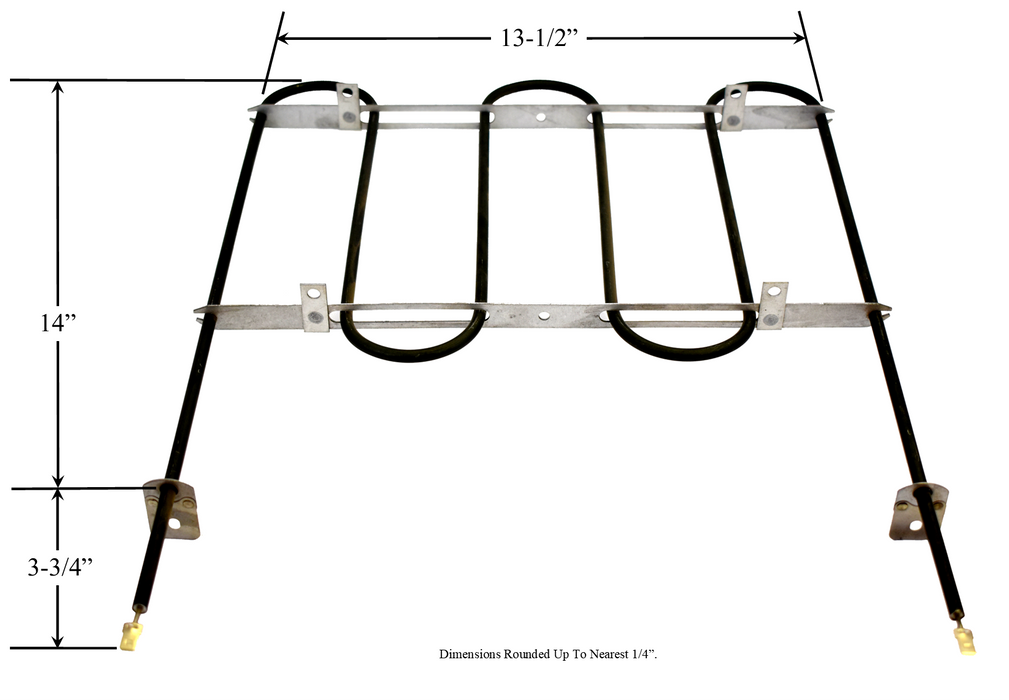 Model TC-833: Roper / Kenmore / Whirlpool 282718, 4325918 Range/Oven Broil Replacement Element, 3,600W @ 240V