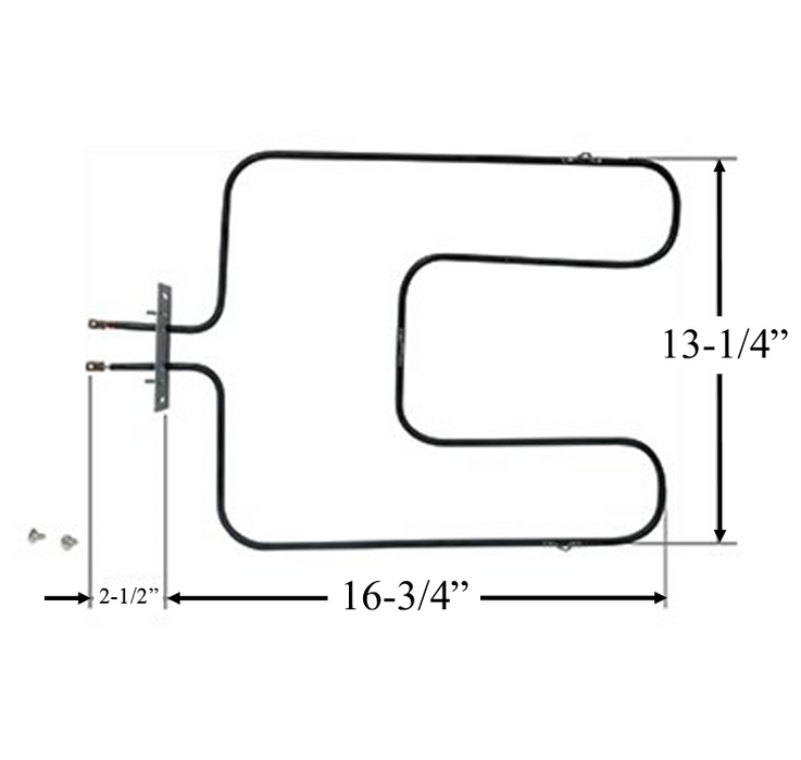 Model TC-44X200: GE WB44X200 Range/Oven Bake Replacement Element, 2,330/3,100W @ 208/240V