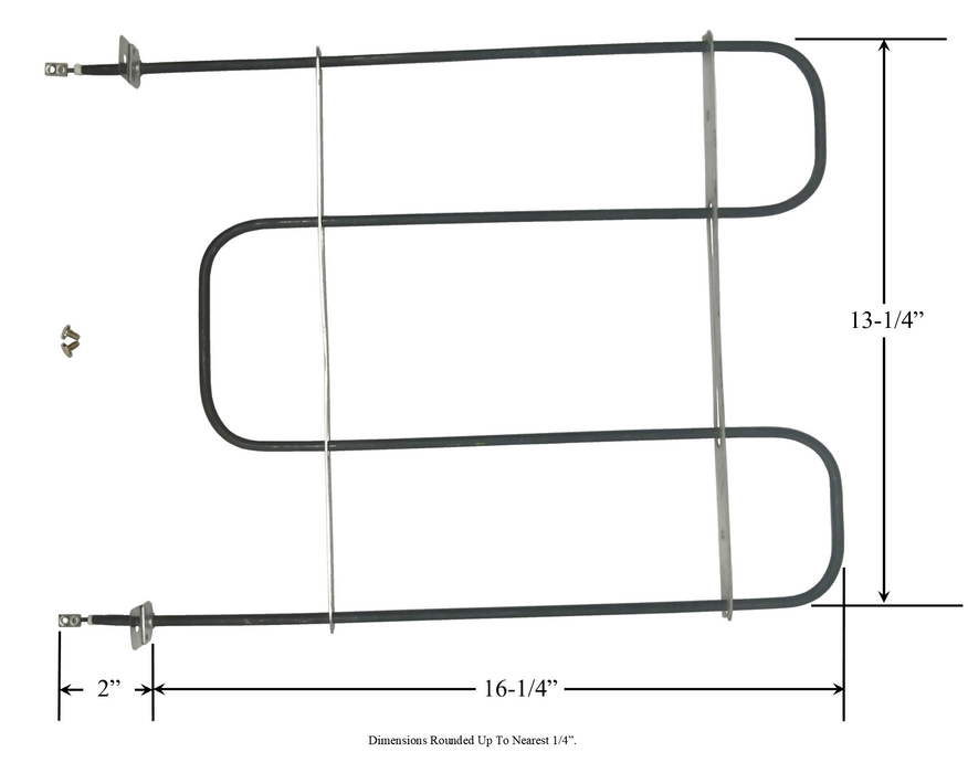 Model TC-579: Whirlpool RTU Range/Oven Broiler Replacement Element, 2,250/3,000W @ 208/240V