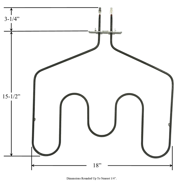 Model TC-44X10016: GE WB44X10016 Range/Oven Bake Replacement Element, 2,560W/3,410W @ 208V/240V
