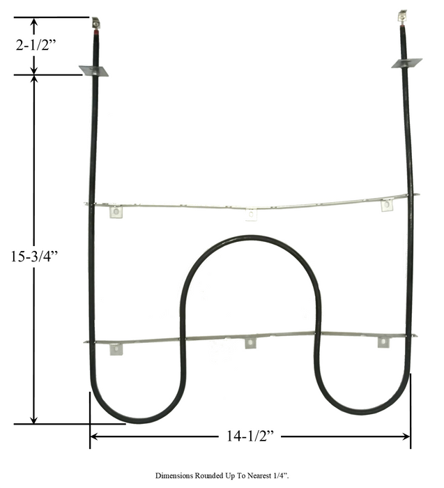 Model TC-316413900: Frigidaire 316413902 Equivalent Range/Oven Bake Replacement Element, 1,500W @ 120V