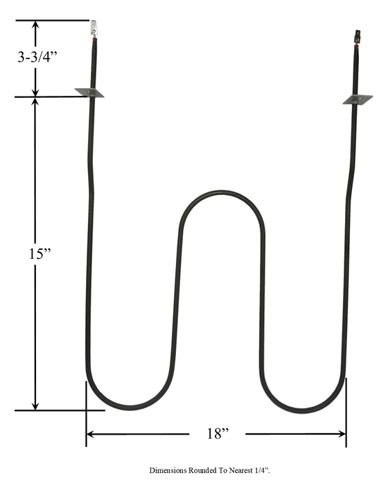 Model TC-74003041: Whirlpool-Maytag-Jenn-Air 74003041 Range/Oven Broil Replacement Element, 3,000W @ 240V