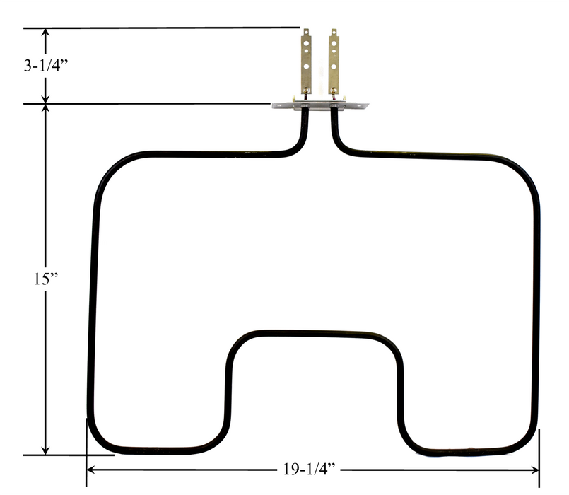 Model TC-783: Frigidaire 5309950886 Range/Oven Bake Replacement Element, 3,350W / 2,330W @ 250V / 208V