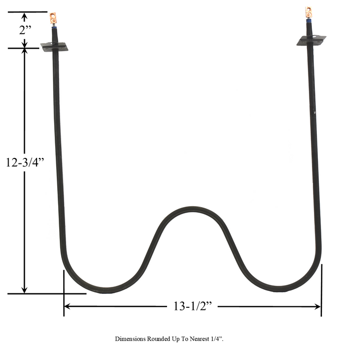 Model TC-4832:  Sunray Stove 03002, 03002-04, 74098-01 Equivalent Range/Oven Bake Replacement Element, 1,900W @ 250V