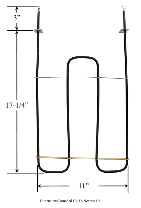 Model TC-4841: Whirlpool / Boston Stove 43E4292 Equivalent Range/Oven Broil Replacement Element, 2,700W @ 240V