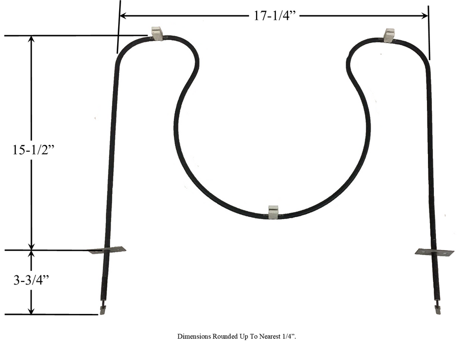 Model TC-4859: Roper/Kenmore/GE/Whirlpool: 304667 & 321891 Equivalent Range/Oven Bake Replacement Element, 2,200W @ 240V