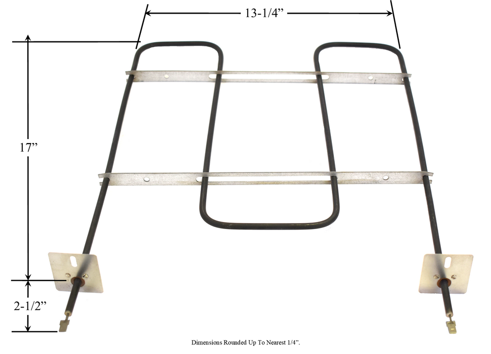 Model TC-4860: Roper / Kenmore: 630775, Whirlpool CH4860 Equivalent Range/Oven Broil Replacement Element, 3,500W  @ 208V