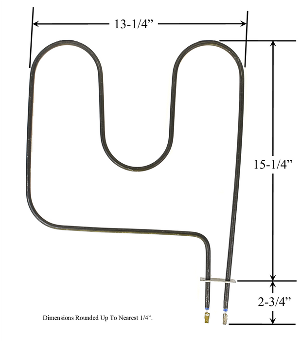 Model TC-4884: Athens E-101-030 / Kenmore 7620 Equivalent Range/Oven Broil Replacement Element, 3,000W @ 250V