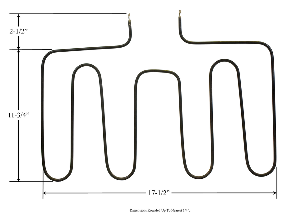 Model TC-5810: Frigidaire 00632335 Equivalent Range/Oven Broil Replacement Element, 3,000W / 3,255W   @ 240V / 250V