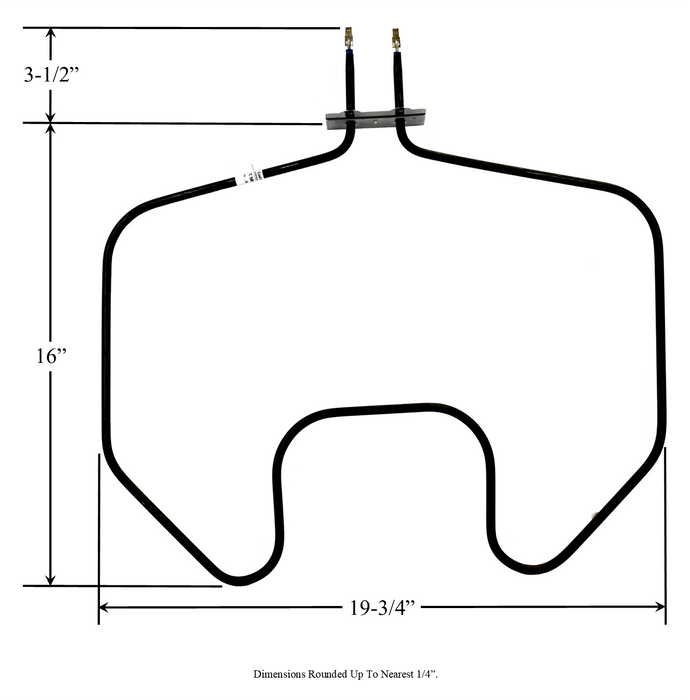 Model TC-5860: Whirlpool / Amana C2704901, CH5860 Equivalent Range/Oven Bake Replacement Element, 2,500W @ 240V