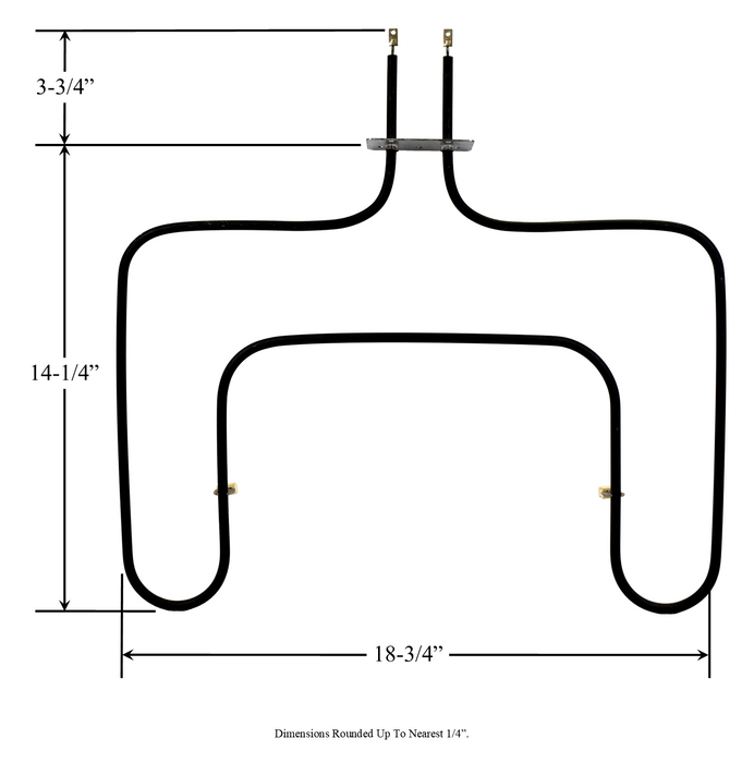 Model TC-5863: Litton / Maytag: 52603P01 / 53950P01 / 52252P01 Range/Oven Bake Replacement Element, 1,920W @ 120V