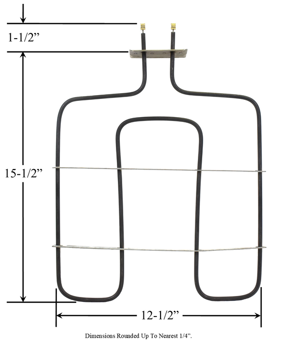 Model TC-1003: Kenmore 45596, 243946 / Whirlpool CH1003 Equivalent Range/Oven Broil Replacement Element, 3,000W @ 240V