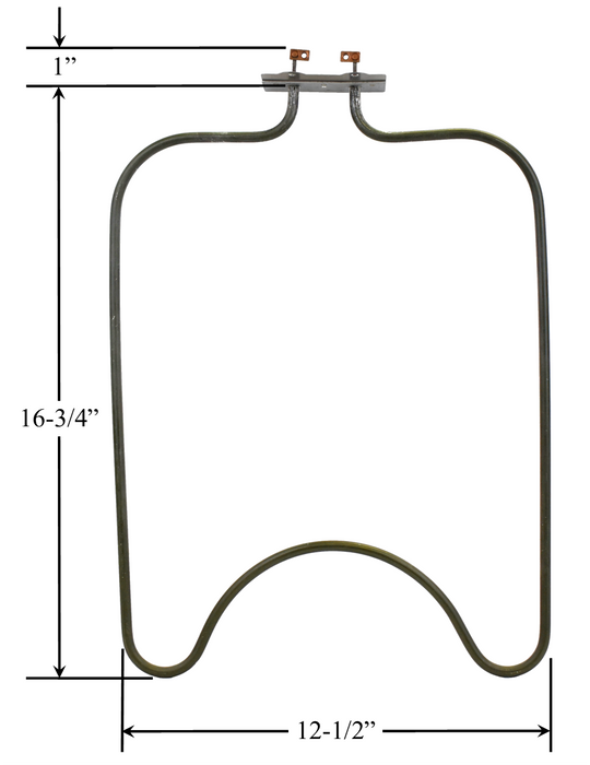 Model TC-JA-2969: Whirlpool WP715269 Equivalent Range/Oven Bake Replacement Element, 2,000W / 1,500W @ 240V / 208V