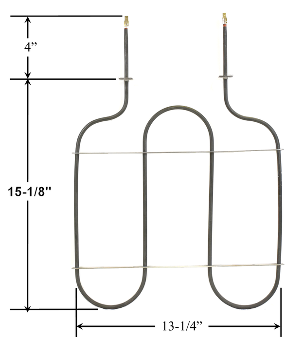Model TC-4826: Whirlpool 4332355 / G.E & Kenmore & Roper 324168 Equivalent Range/Oven Broil Replacement Element, 3,400W @ 240V