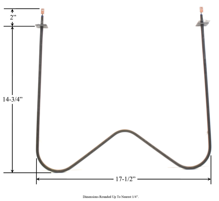 Model TC-1015: Sunray Stove 74098-2 / CH1015 Equivalent Range/Oven Bake Replacement Element, 2,400W @ 250V