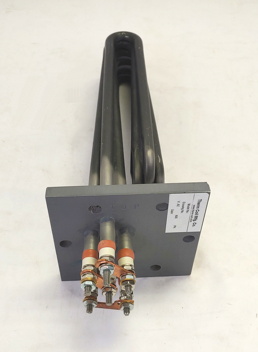 Model CES-18033: 18kW, 346V, 4-1/2" Square Flange Incoloy Alloy Boiler Replacement Element