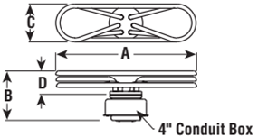 UCH-5043: 5,000 W @ 240 VAC, Three-phase, Copper Urn Heater (No Cutout); Equivalent To: Seco 0158700, XP151