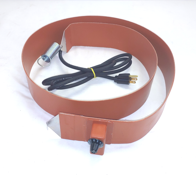 Model SDH-2011-TS: 1kW @ 120VAC, 55-Gallon Drum Silicone Rubber Drum & Pail Heater With 70°-310°F Thermostat Control