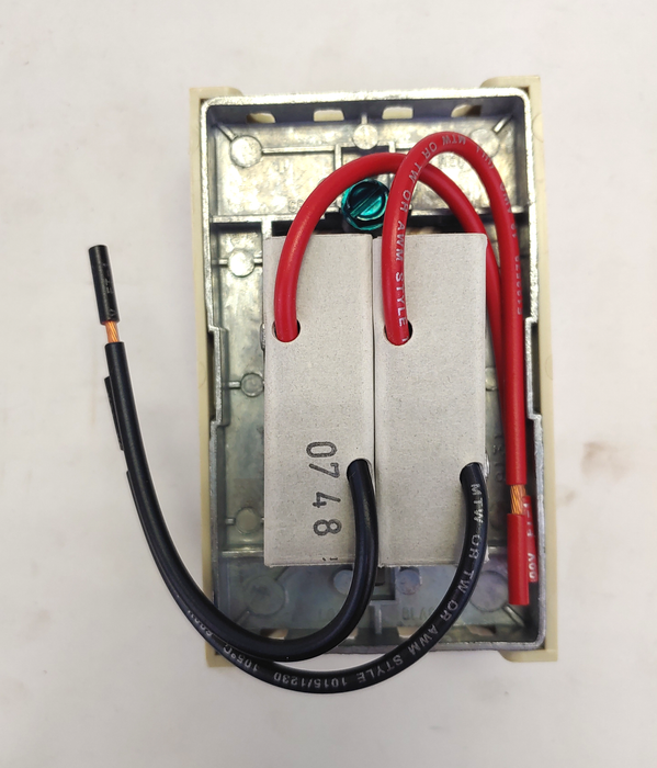 Beige M22 Remote Wall-Mounted Room Thermostat, LOW-50°-90°F