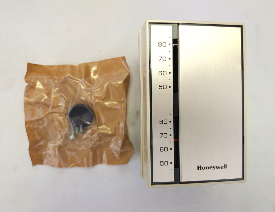 Honeywell T4051D1007 Heavy-Duty Line-Voltage Wall-Mounted Room Thermostat, 50°-80°F, 120/240/277VAC