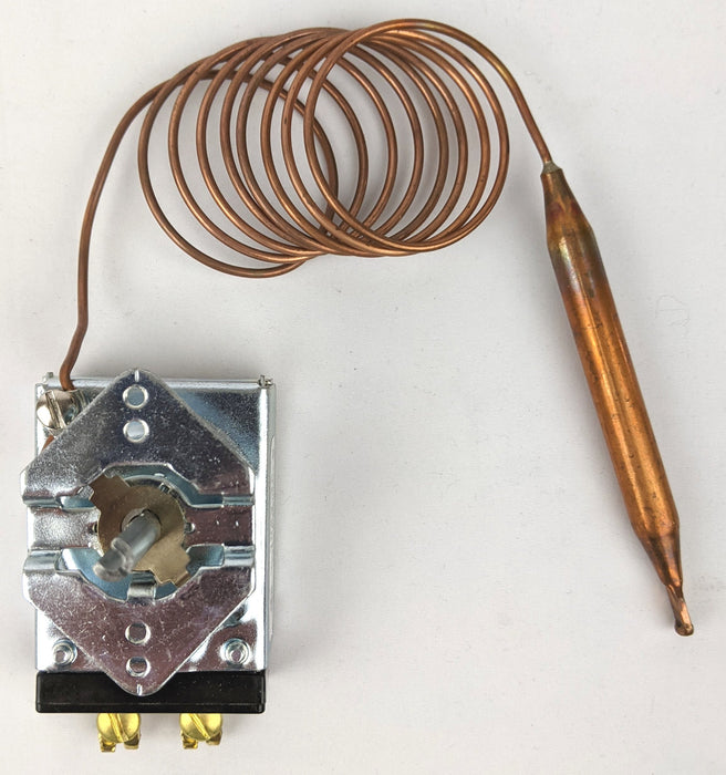 E-2541-K: 60°-250°F SPST Heating Line Voltage Mechanical Thermostat, 120 to 250VAC, 25A MAX.