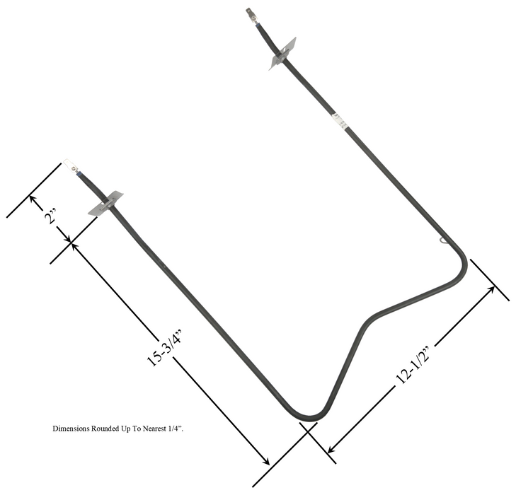 Model TC-2851: Whirlpool 7406P008-60 / CH2851 Range/Oven Bake Replacement Element, 2,100W @ 250V