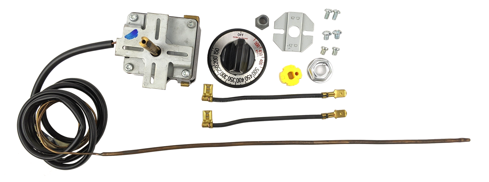 Robertshaw 6700G0001: Electric Range Replacement Thermostat, 240VAC With Auto-Preheat, Variable Broil, and Pilot Light fits House of Webster Country Charm Ovens