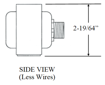 Robertshaw 620-403: Class 2 Transformer, 120V AC Primary to 24V AC Secondary (40 VA), Universal Mount